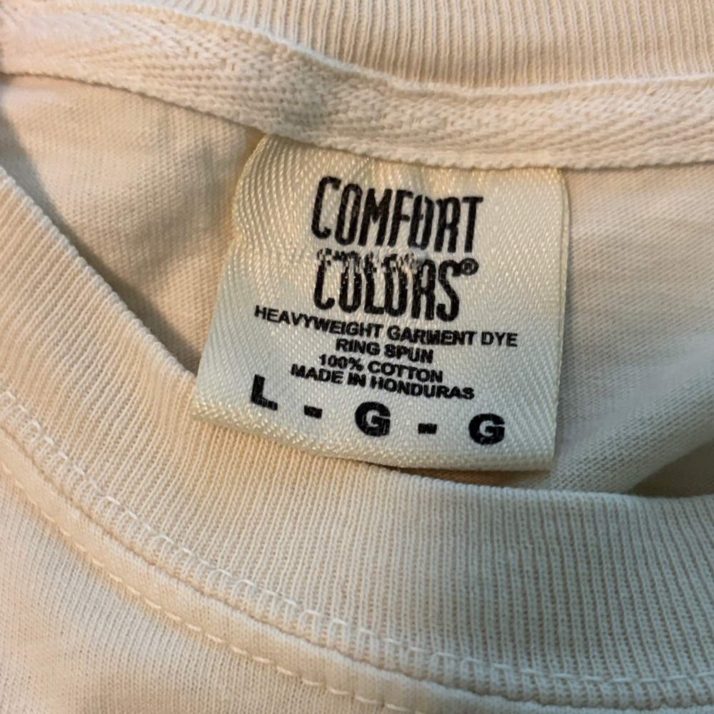 Men's Casual T-Shirt Set - Cream, Blue, Size Large, Cotton - Picture 3 of 9